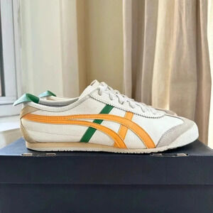 New Onitsuka Tiger Mexico 66 ASICS in Cream Citrus Yellow Green